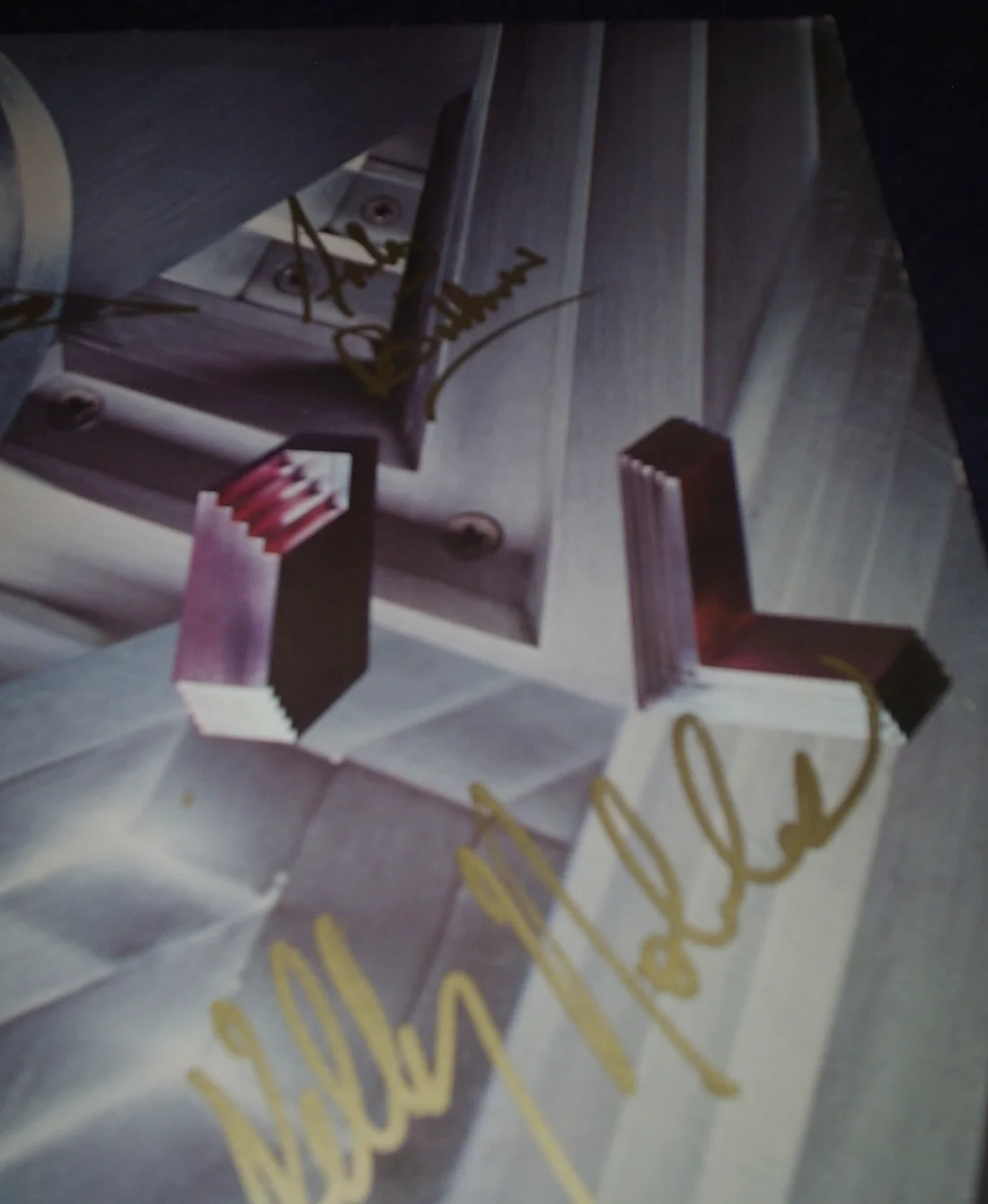 RAIL BAND SIGNED RECORD "RAIL EP "4 MEMBERS X RARE! SEATTLE! 1984 MTV L@@K PROOF, image 4