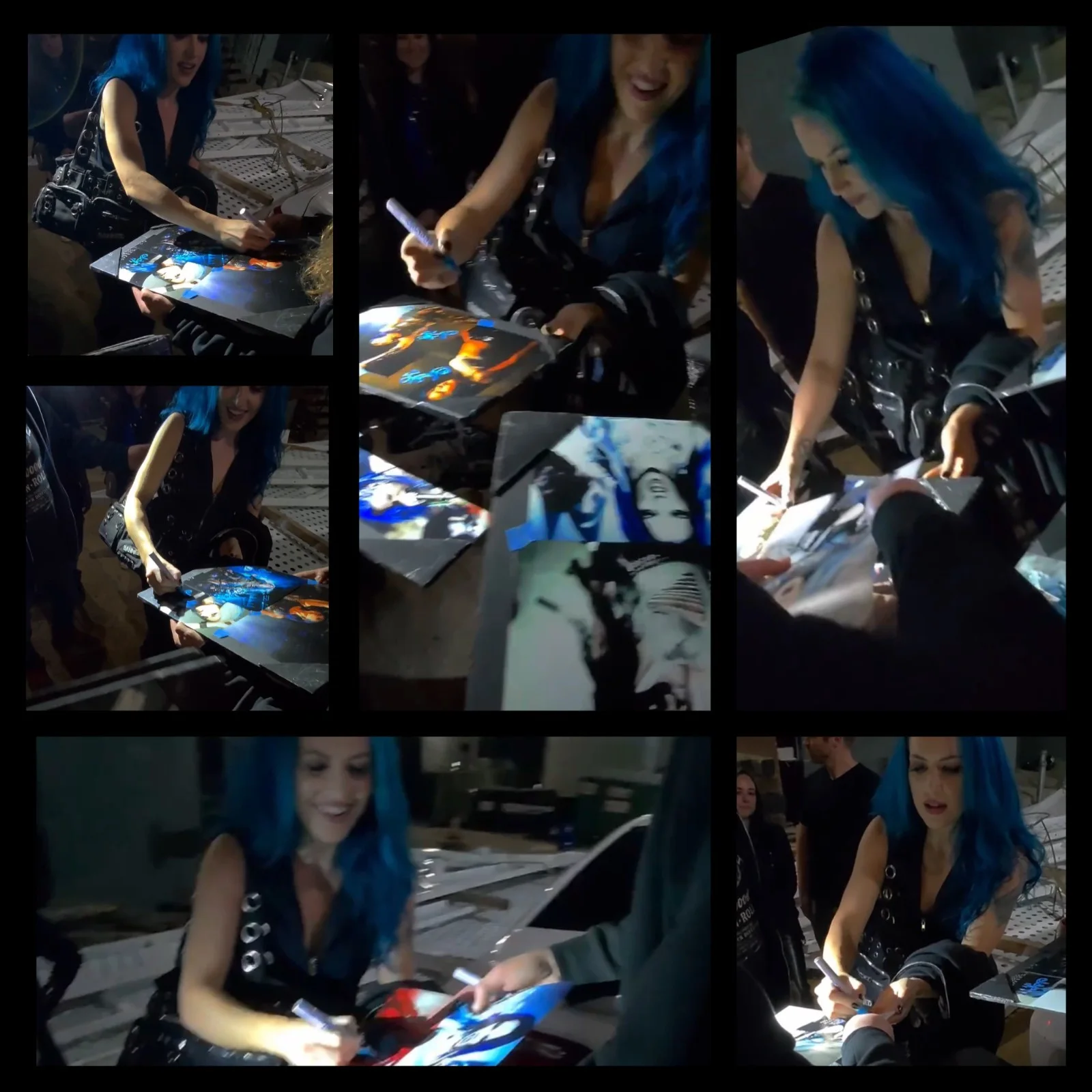GFA Arch Enemy Singer * ALISSA WHITE-GLUZ * Signed 11x14 Photo PROOF COA, изображение 2
