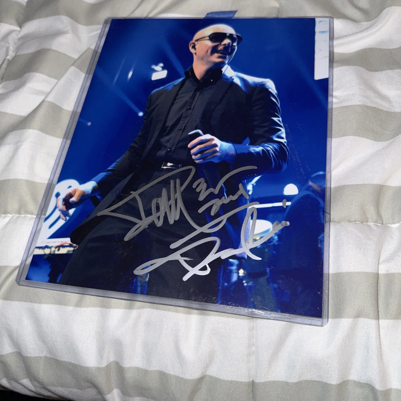Mr. Worldwide Pitbull Signed 8x10 Photo Autographed MIAMI Mr. 305, image 3