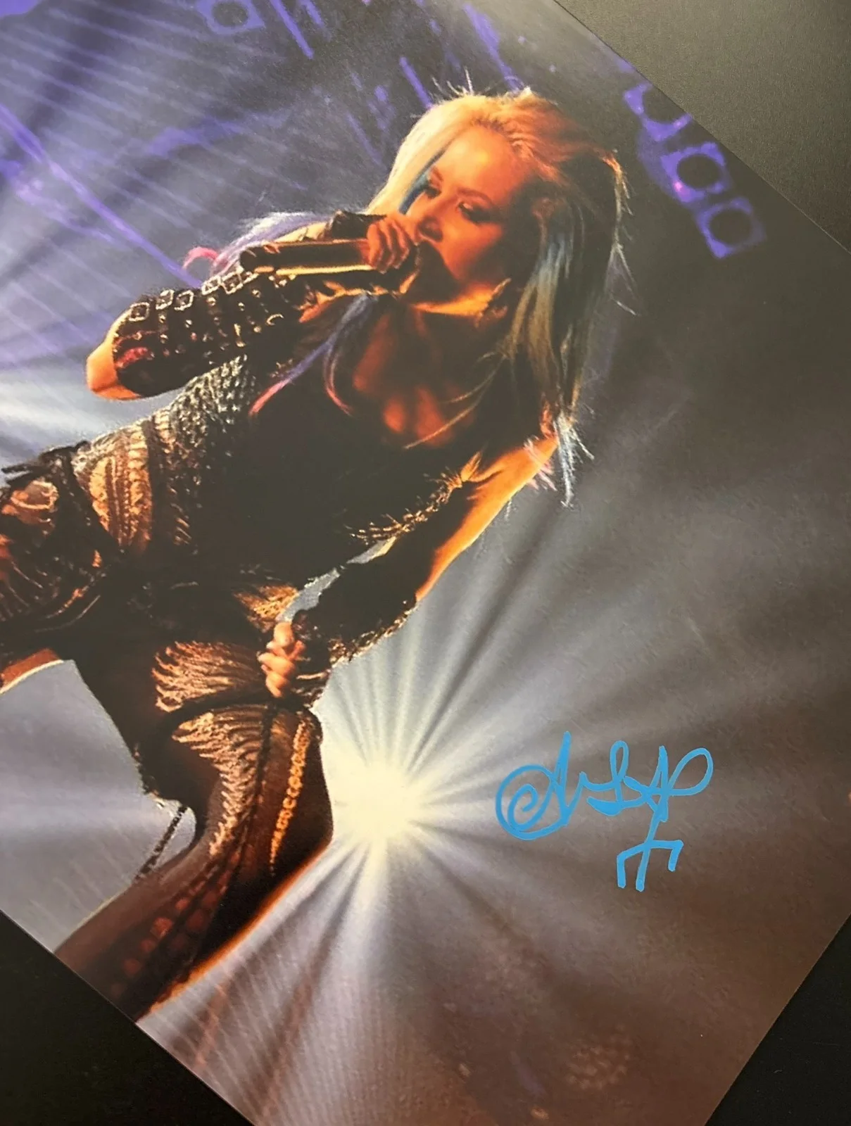 GFA Arch Enemy Singer * ALISSA WHITE-GLUZ * Signed 11x14 Photo PROOF COA, изображение 3