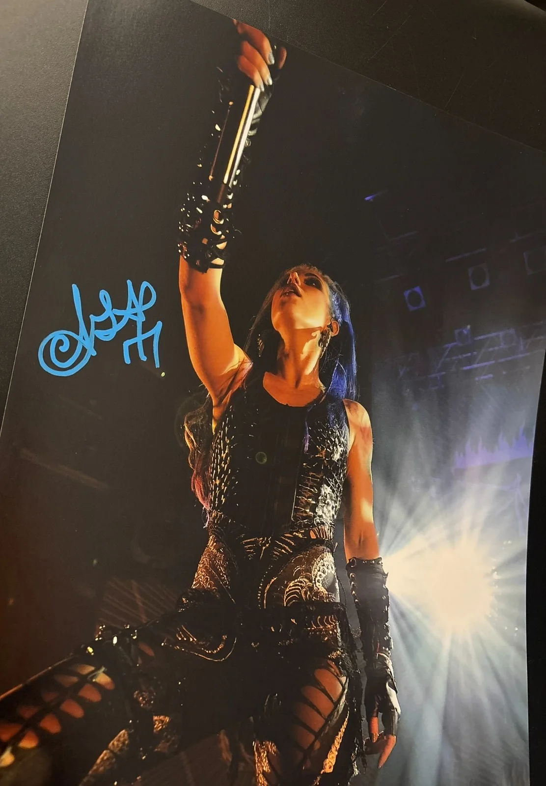 GFA Arch Enemy Singer * ALISSA WHITE-GLUZ * Signed 11x14 Photo PROOF COA, изображение 3