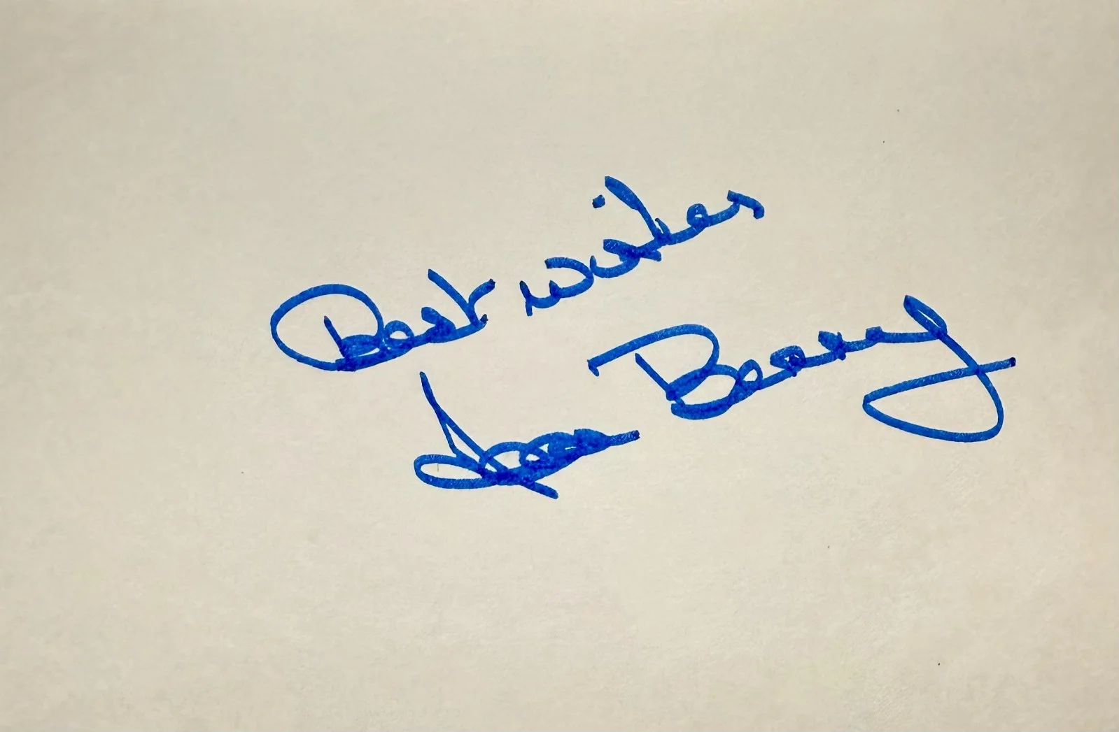 Joan Benny — JOAN BENNY Signed Autograph 4x6 INDEX CARD The Joey Bishop Show Jack Benny Show, изображение 3