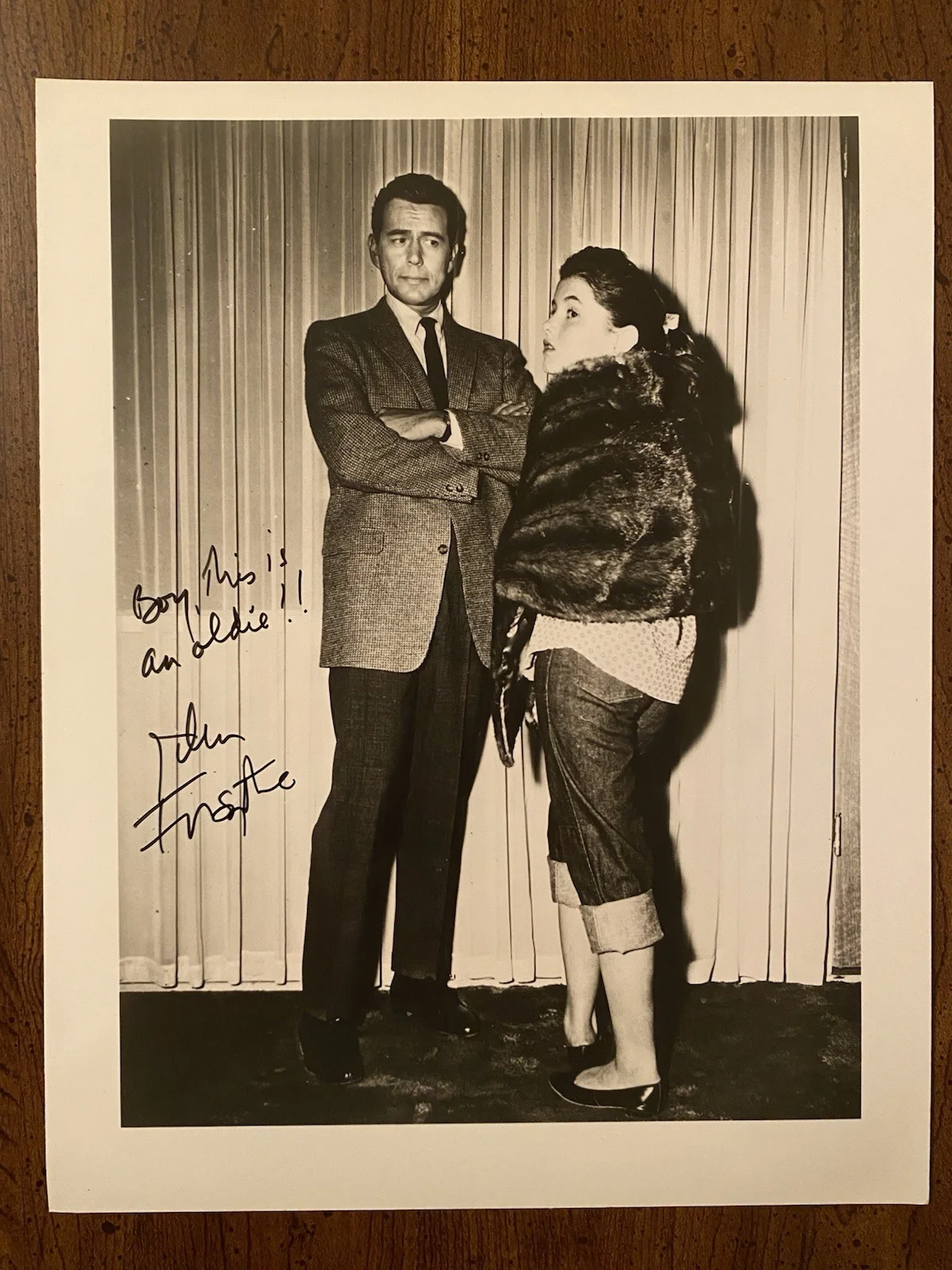John Forsythe — John Forsythe Signed Autographed Photo With COA Bachelor Father NICE INSCRIPTION