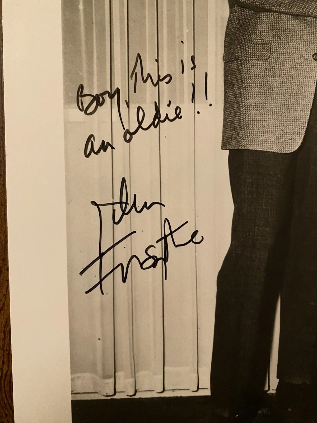 John Forsythe — John Forsythe Signed Autographed Photo With COA Bachelor Father NICE INSCRIPTION, изображение 2