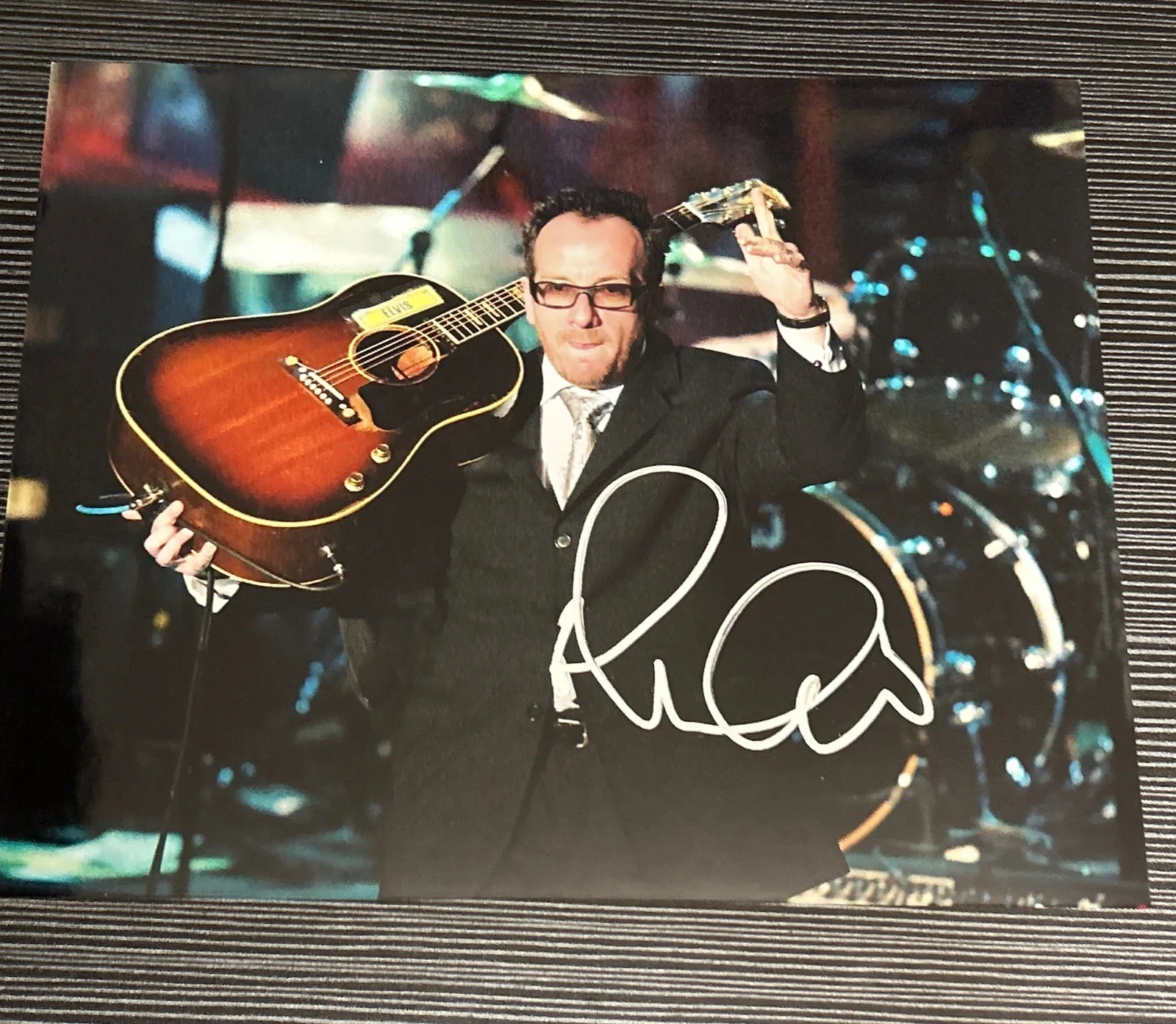 ELVIS COSTELLO Signed Autographed 8x10 Photo AUTHENTIC, image 2