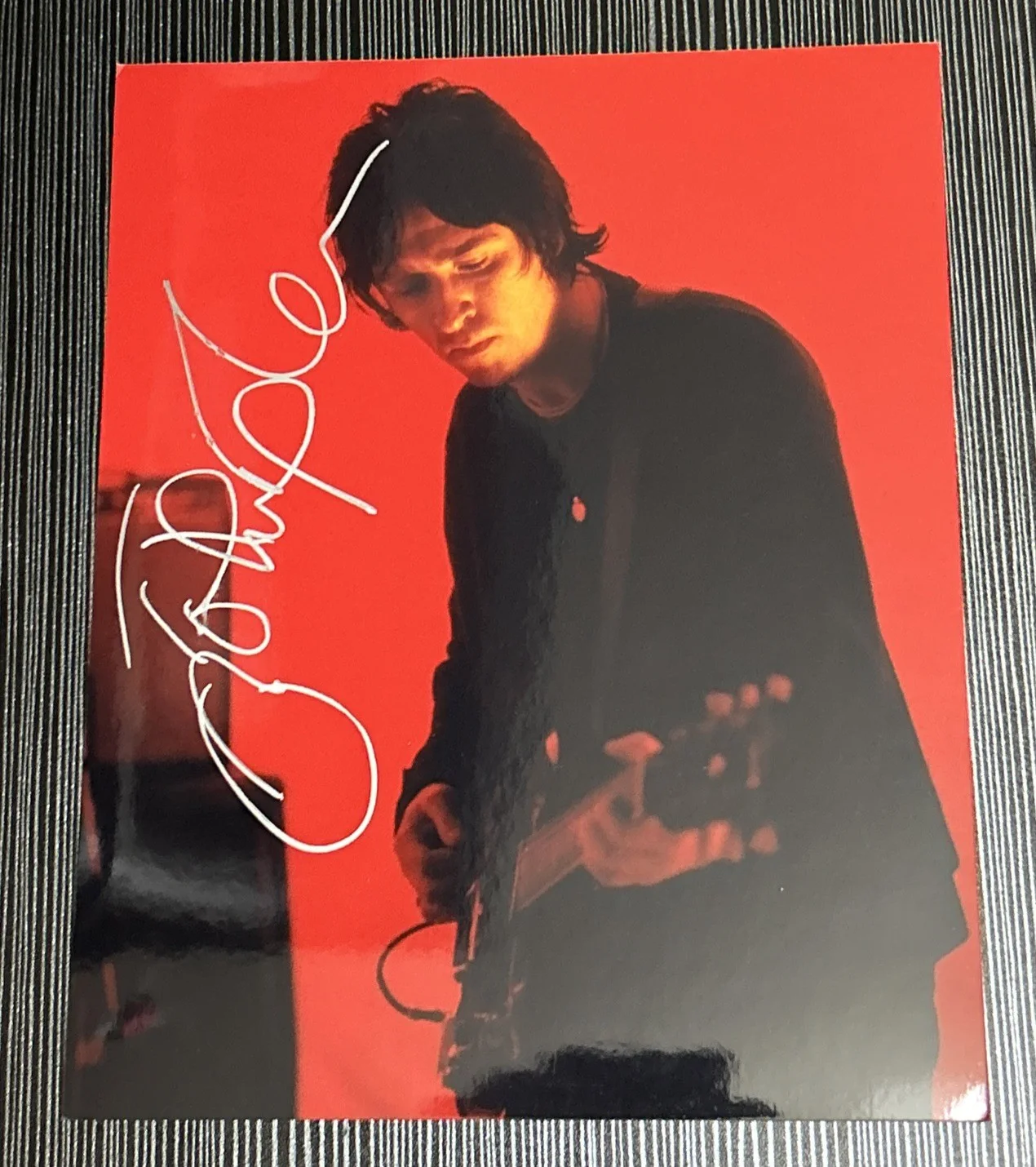 Johnny Marr The Smiths Band Guitar Signed Autographed 8x10 Photo AUTHENTIC (B), изображение 2