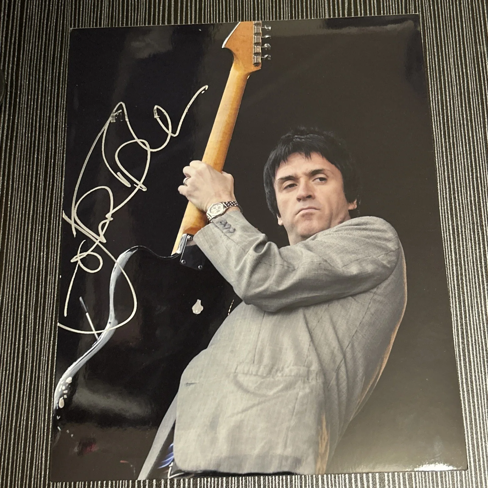 Johnny Marr The Smiths Band Guitar Signed Autographed 8x10 Photo AUTHENTIC (A), изображение 2