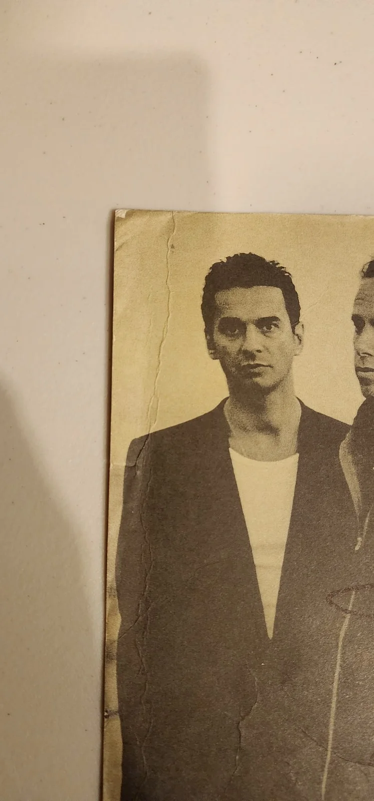 Depeche Mode Group Signed Dave Gahan JSA Signed Autograph Album Sleeve 12x12, image 2