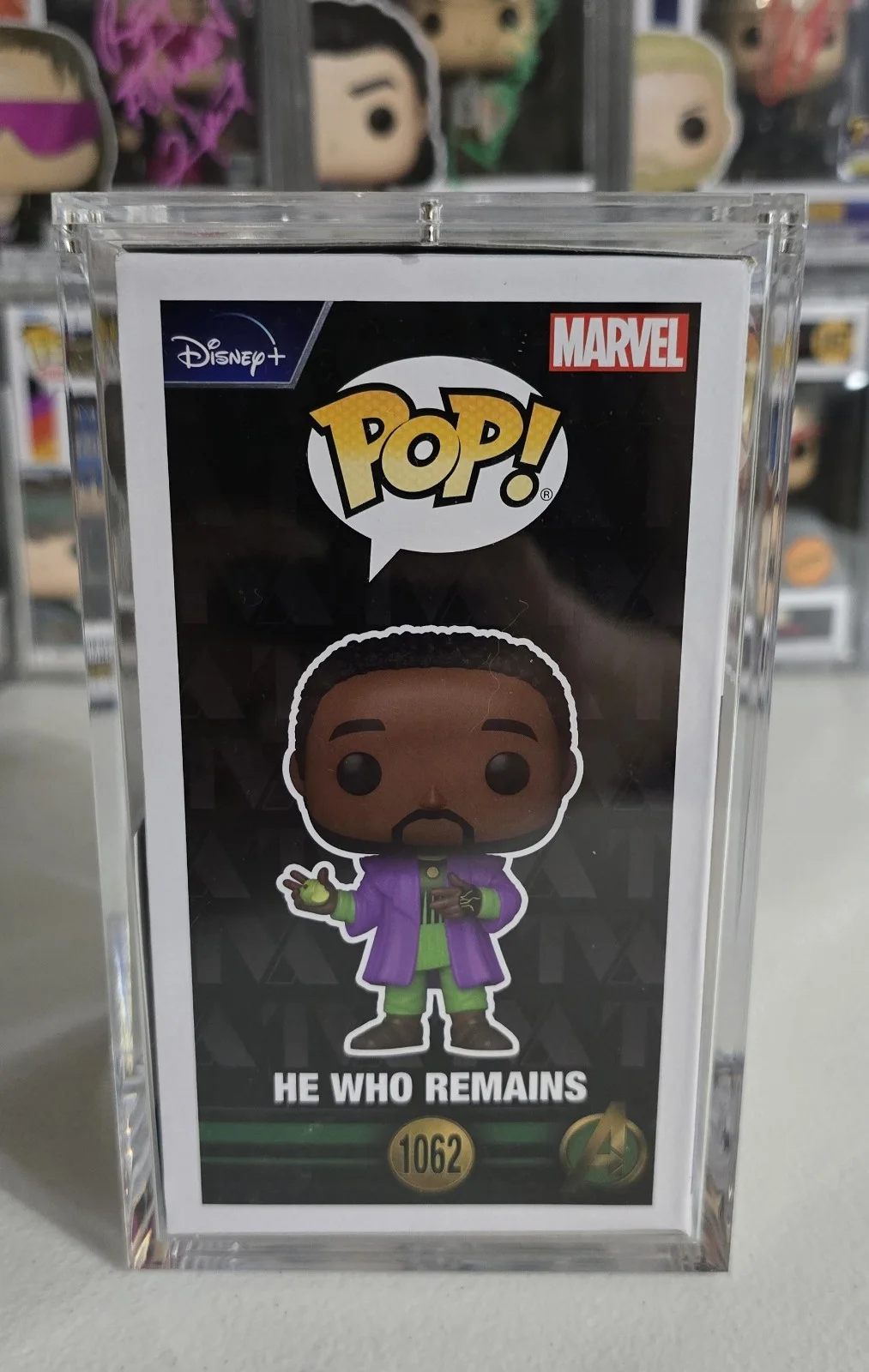 Jonathan Majors Signed He Who Remains Loki #1062 Autographed PSA Marvel Funko, image 2