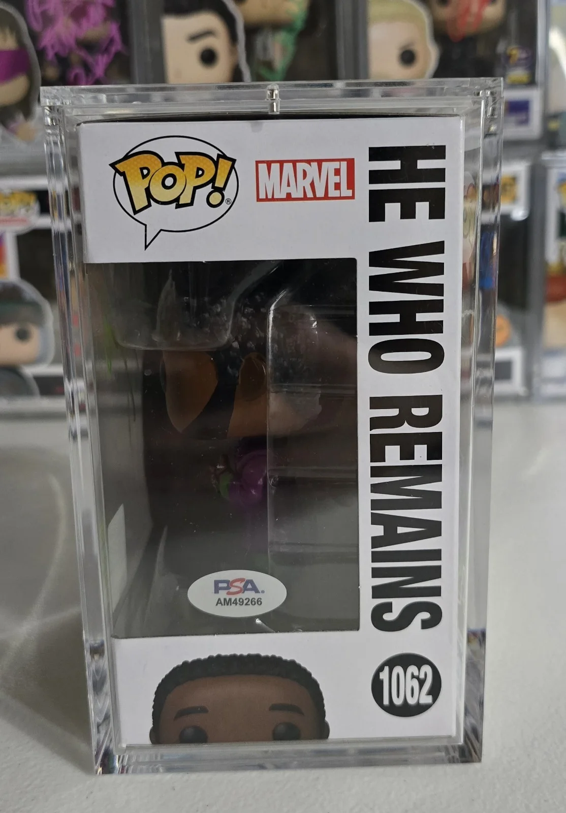 Jonathan Majors Signed He Who Remains Loki #1062 Autographed PSA Marvel Funko, image 4