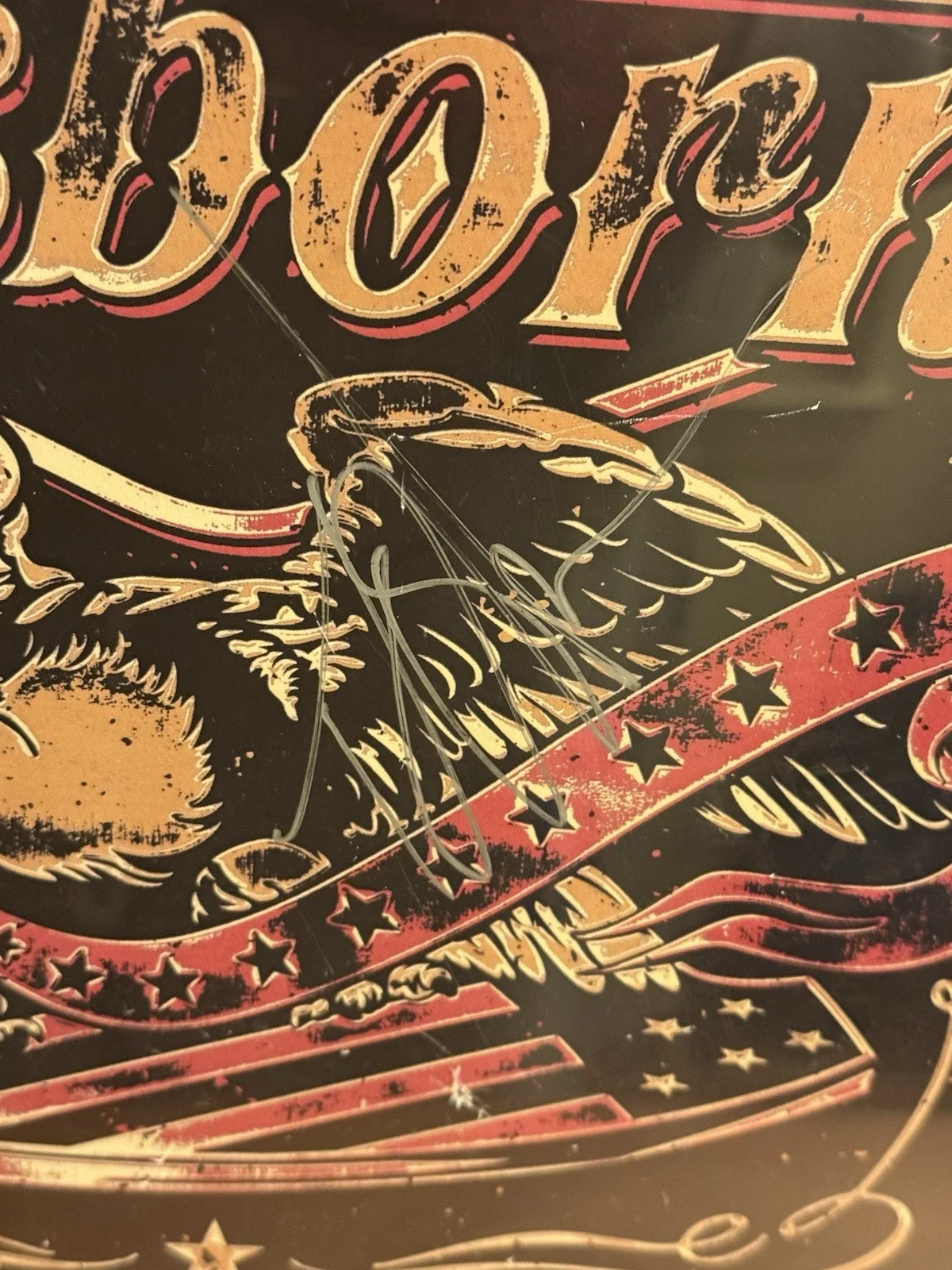 BROTHERS OSBORNE Signed 18x12 2015 Concert Tour Poster Framed Rare, изображение 2