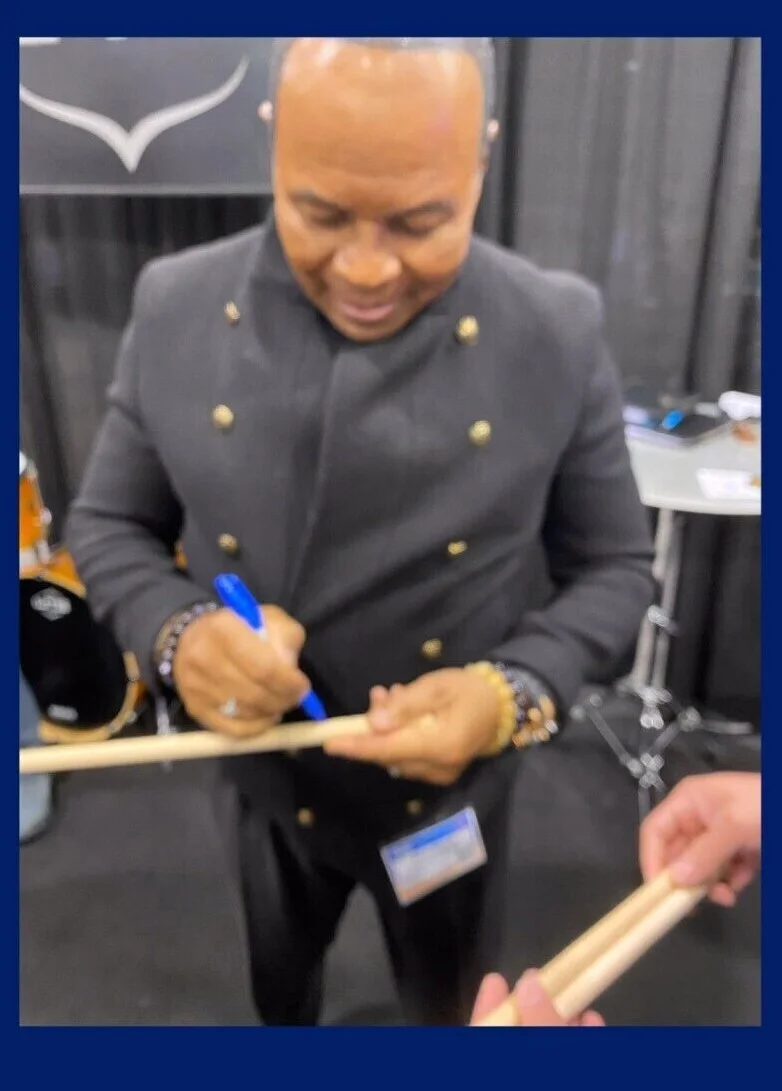 GFA Michael Jackson's Drummer * JONATHAN MOFFETT * Signed Drumstick PROOF COA, image 3