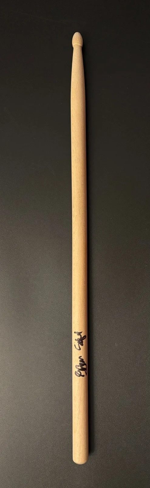 GFA Alice Cooper Drummer * GLEN SOBEL * Signed Drumstick PROOF COA, image 3