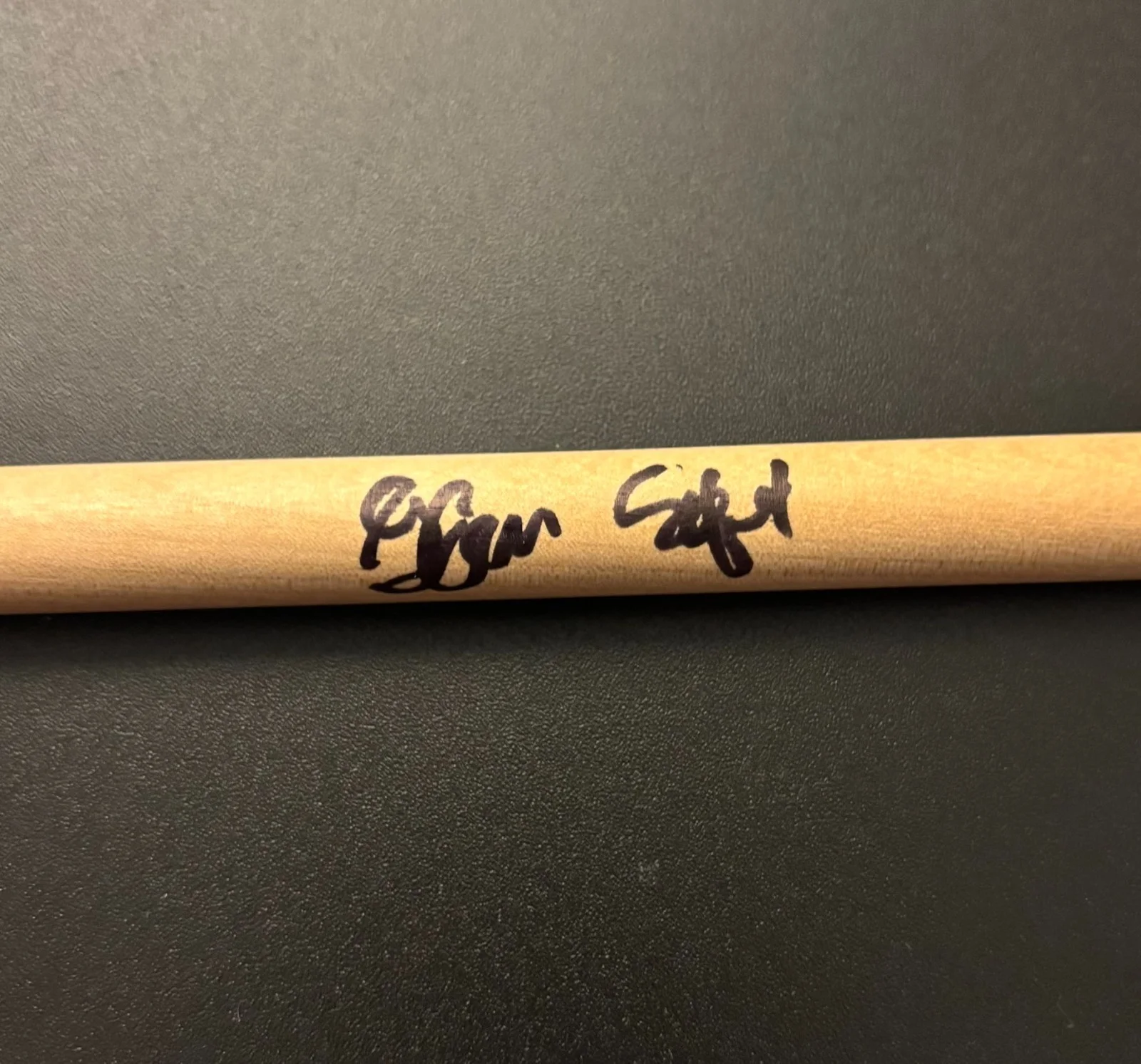 GFA Alice Cooper Drummer * GLEN SOBEL * Signed Drumstick PROOF COA, image 4