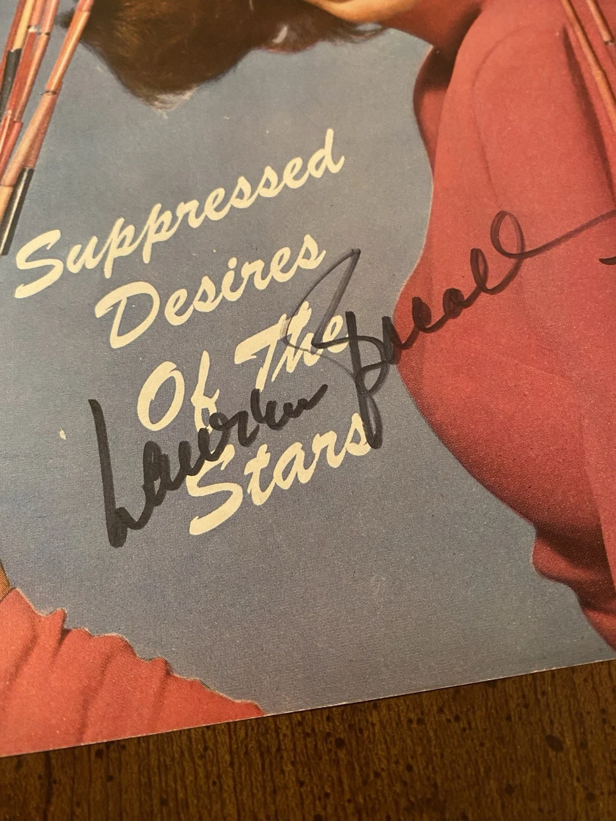 Lauren Bacall — Lauren Bacall Signed Autographed Silver Screen Magazine Cover With COA, image 3