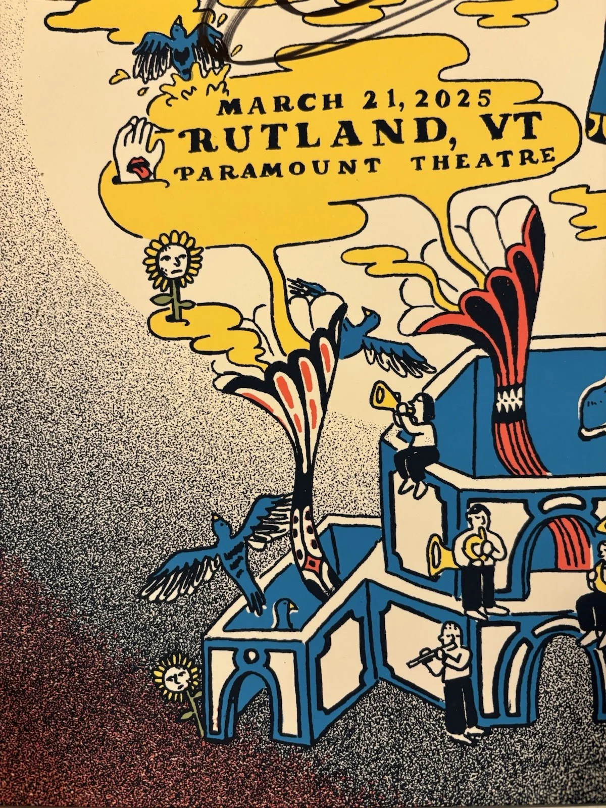 Grace Potter and VSO Signed Poster Rutland & Burlington, Vermont 3/2025, изображение 3