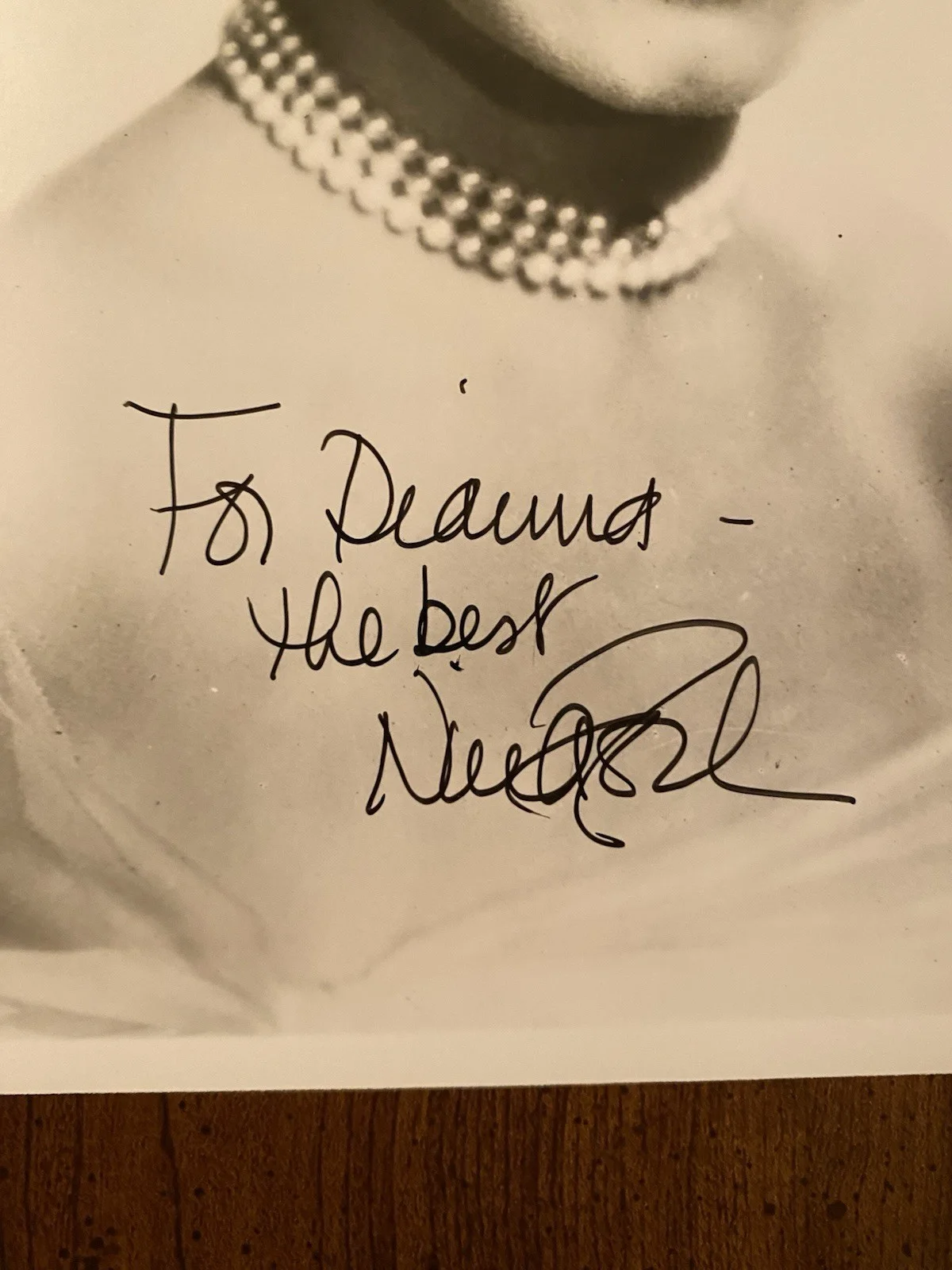 Nina Foch — Nina Foch Signed Autographed Photo W/ COA An American In Paris Ten Commandments, изображение 2
