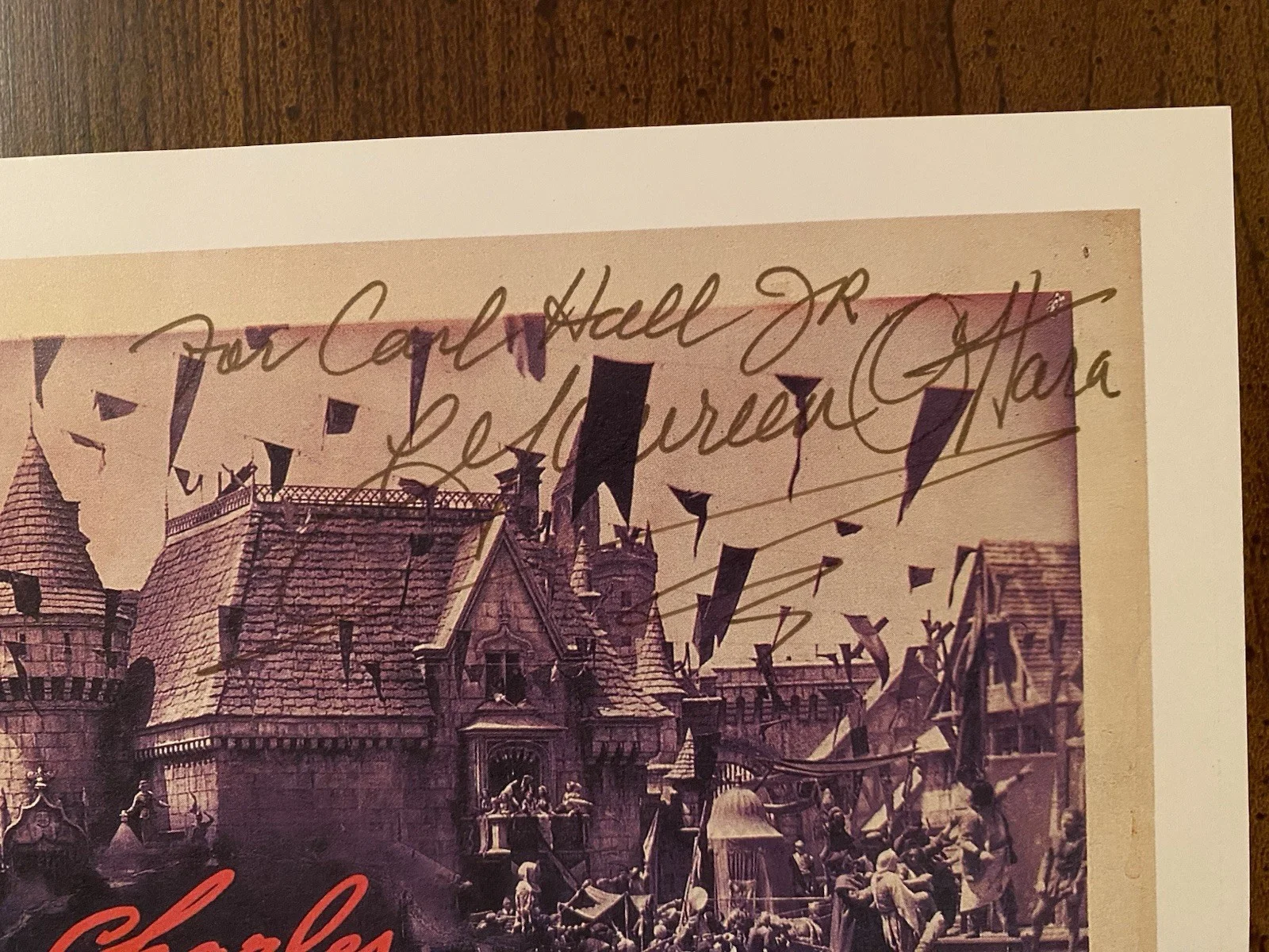 Maureen O’Hara — Maureen O’Hara Signed Autographed Photo With COA The Hunchback Of Notre Dame, изображение 2