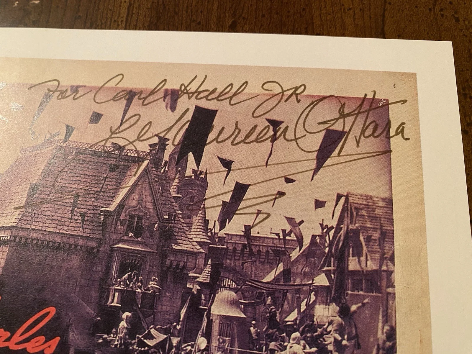Maureen O’Hara — Maureen O’Hara Signed Autographed Photo With COA The Hunchback Of Notre Dame, изображение 3
