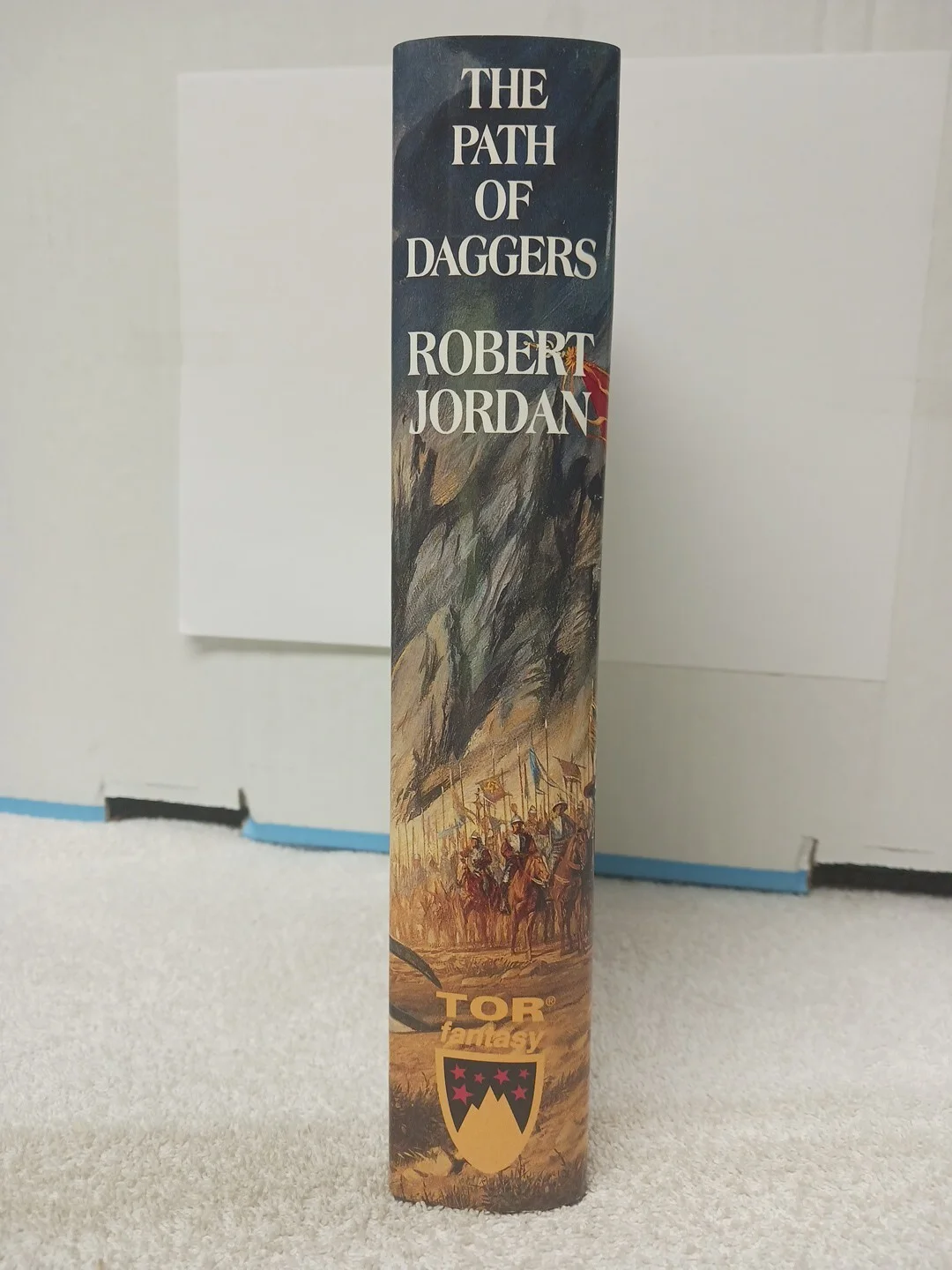 Robert Jordan — SIGNED The Path of Daggers Wheel Of Time Robert Jordan REAL Autograph MINT COND, image 4