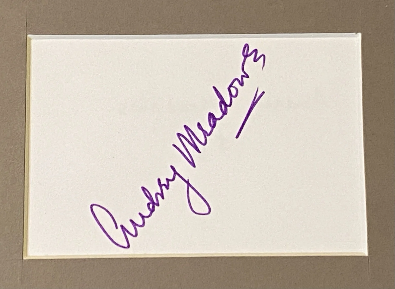 Actress Audrey Meadows & Joyce Randolph Honeymooners Signed Notecards & Picture, image 2