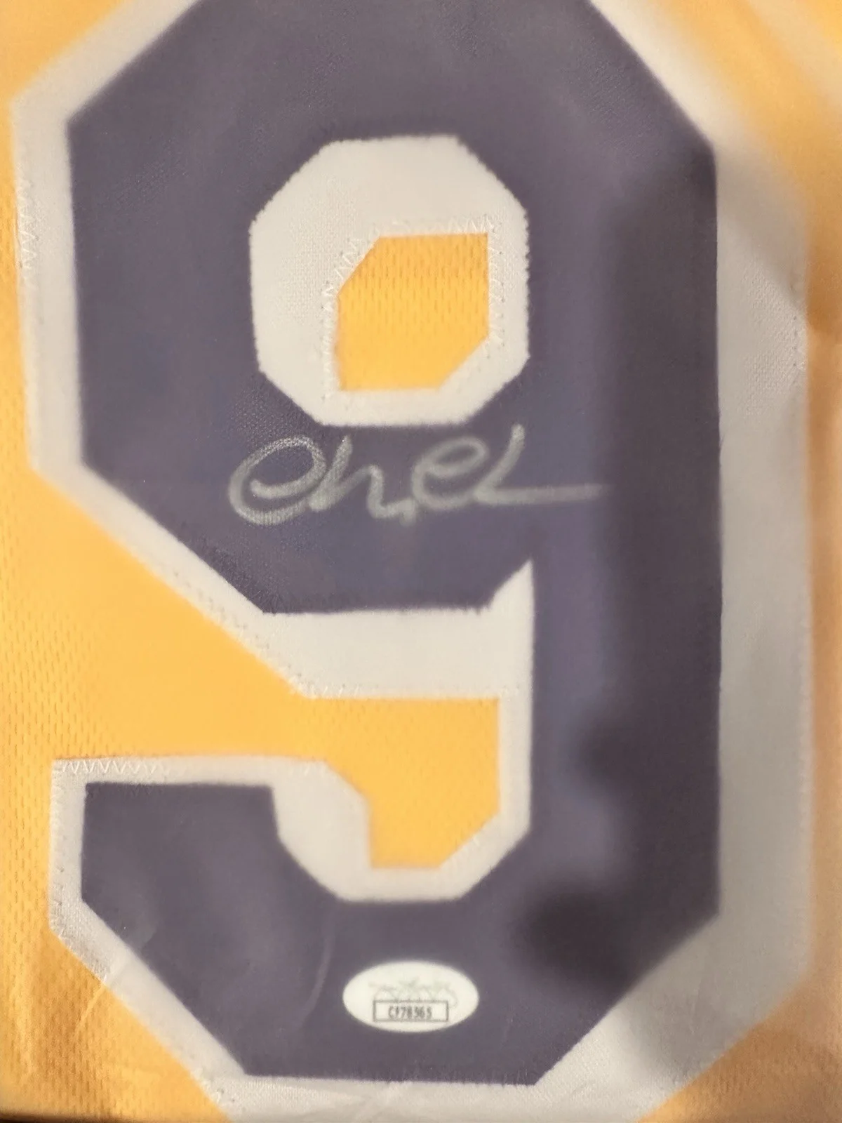 Chevy Chase — Chevy Chase Signed Fletch #99 Yellow Jersey JSA Authenticated Autograph, image 2