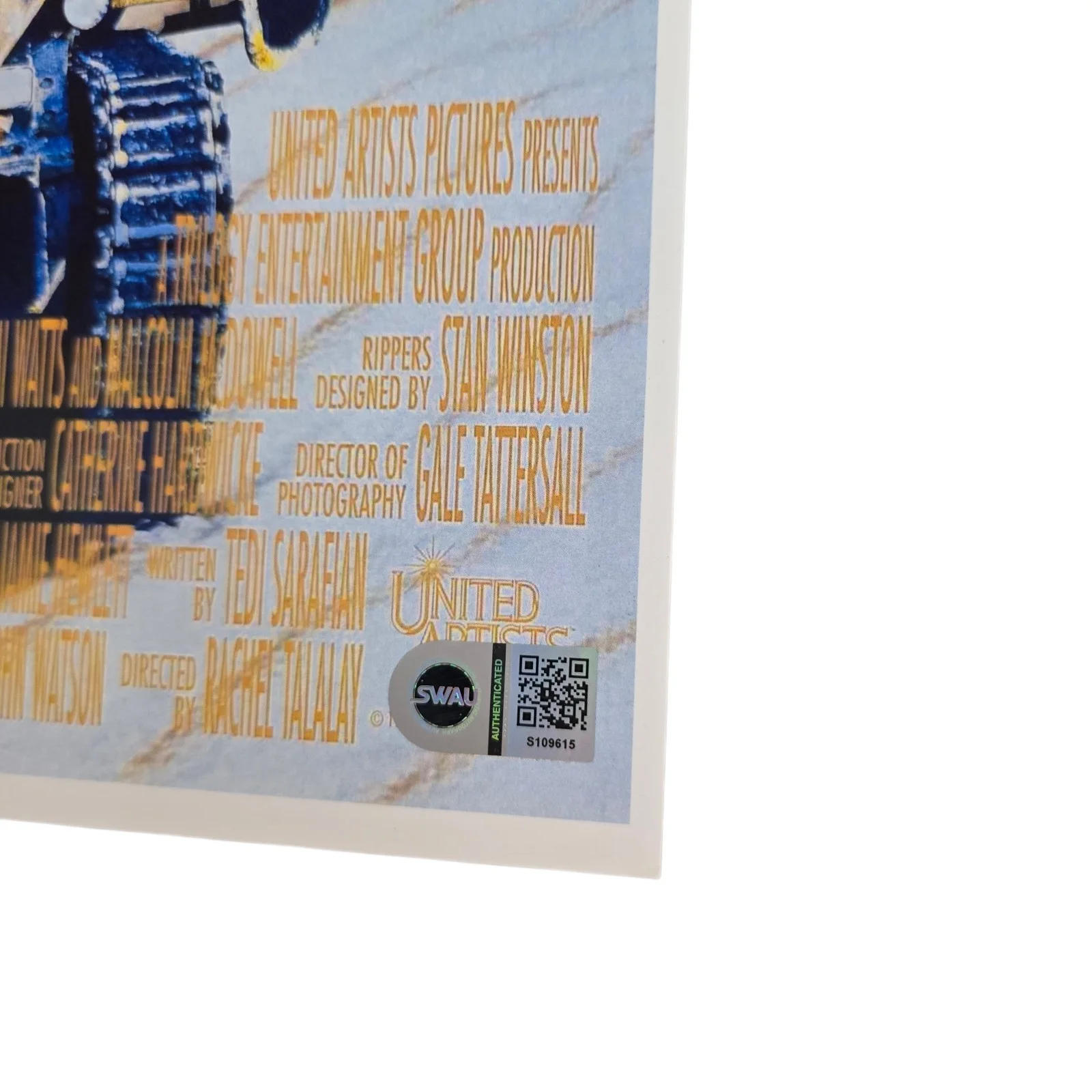 Lori Petty — Lori Petty Signed 11x17 Poster Tank Girl SWAU Authenticated RARE, изображение 2