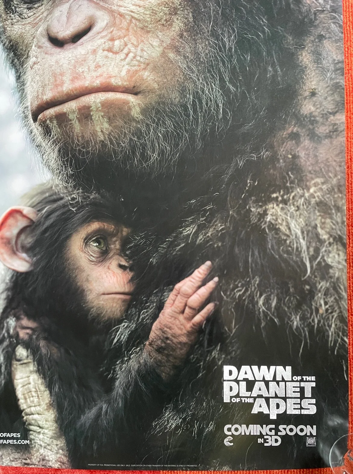 DAWN OF THE PLANET OF THE APES (2014) Original UK One Sheet Movie Film Poster, изображение 5