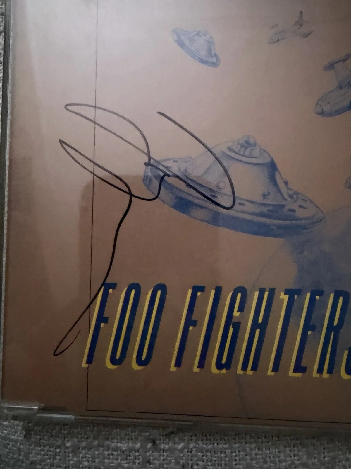 Foo Fighters “This Is a Call” CD Single Signed Taylor Hawkins & Shiflett, image 5
