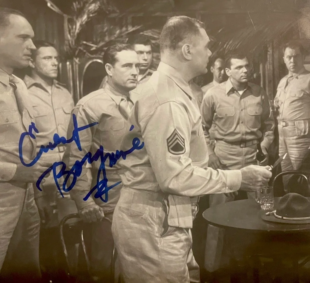 Ernest Borgnine — Ernest Borgnine Signed Vintage 8x10 Photo “From Here To Eternity” JSA Certified, изображение 2