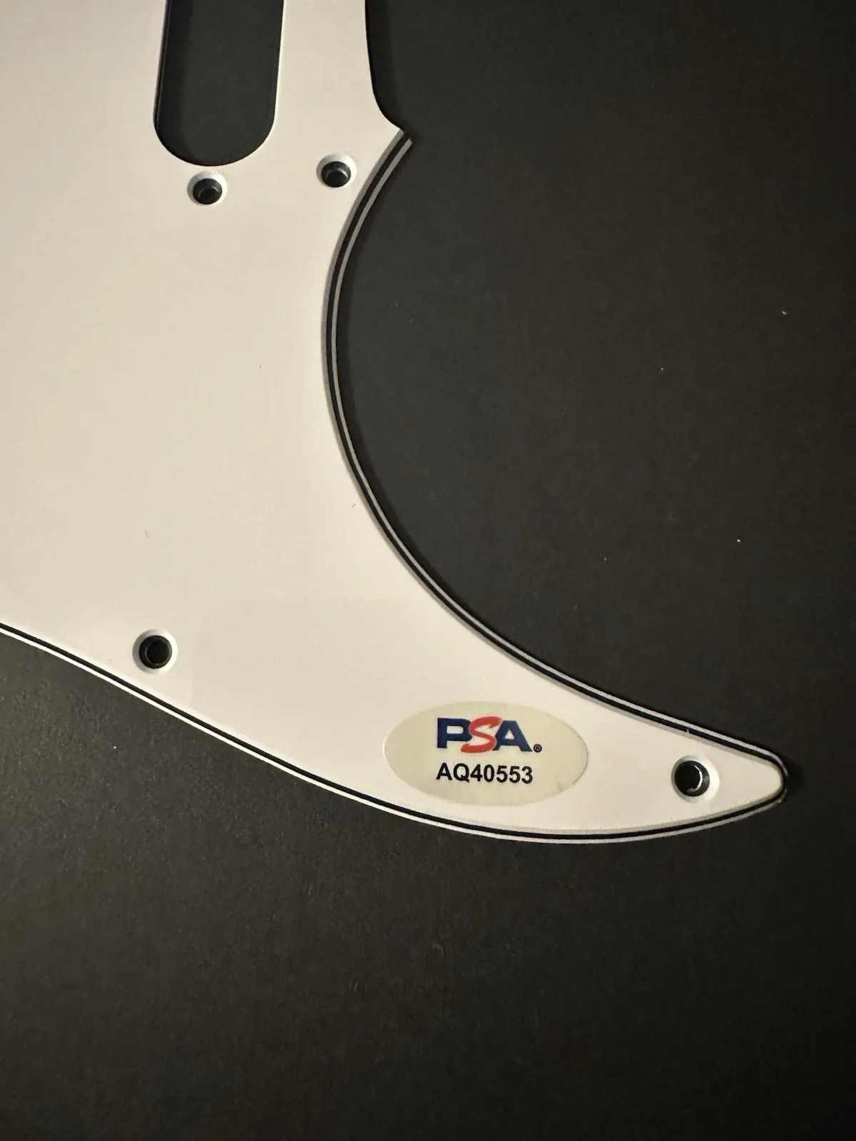 POST MALONE SIGNED GUITAR PICKGUARD PSA DNA, image 2