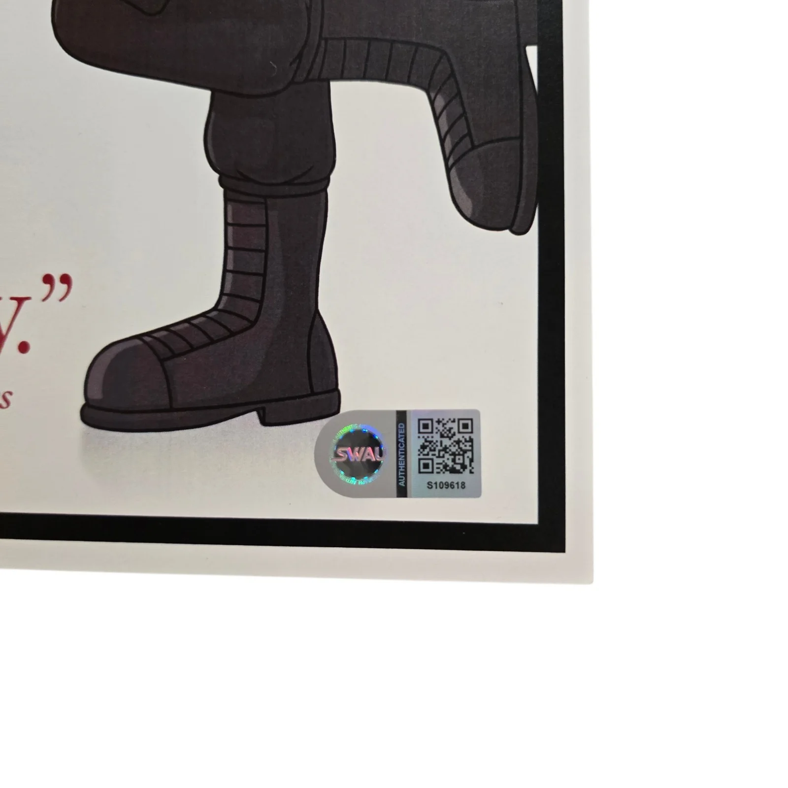 Seth MacFarlane — Seth Macfarlane Signed 11x17 Poster Family Guy SWAU Authenticated RARE, изображение 2