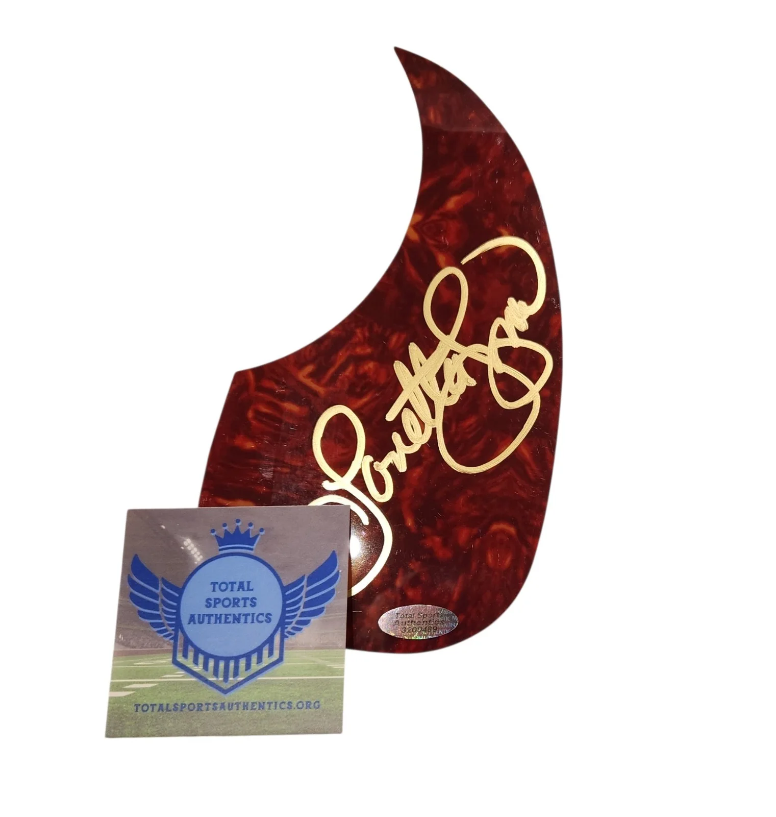 LORETTA LYNN Autographed Hand Signed Guitar Pickguard with COA!, image 2