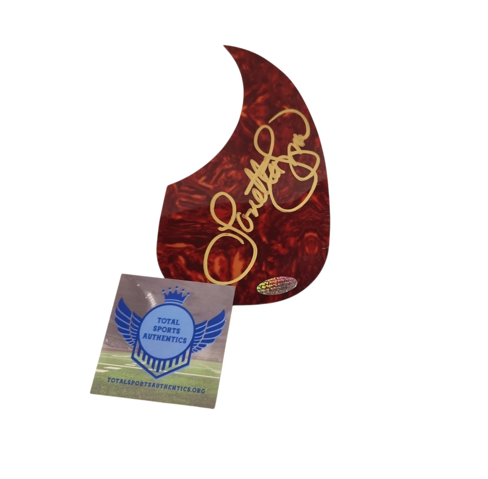 LORETTA LYNN Autographed Hand Signed Guitar Pickguard with COA!, image 4