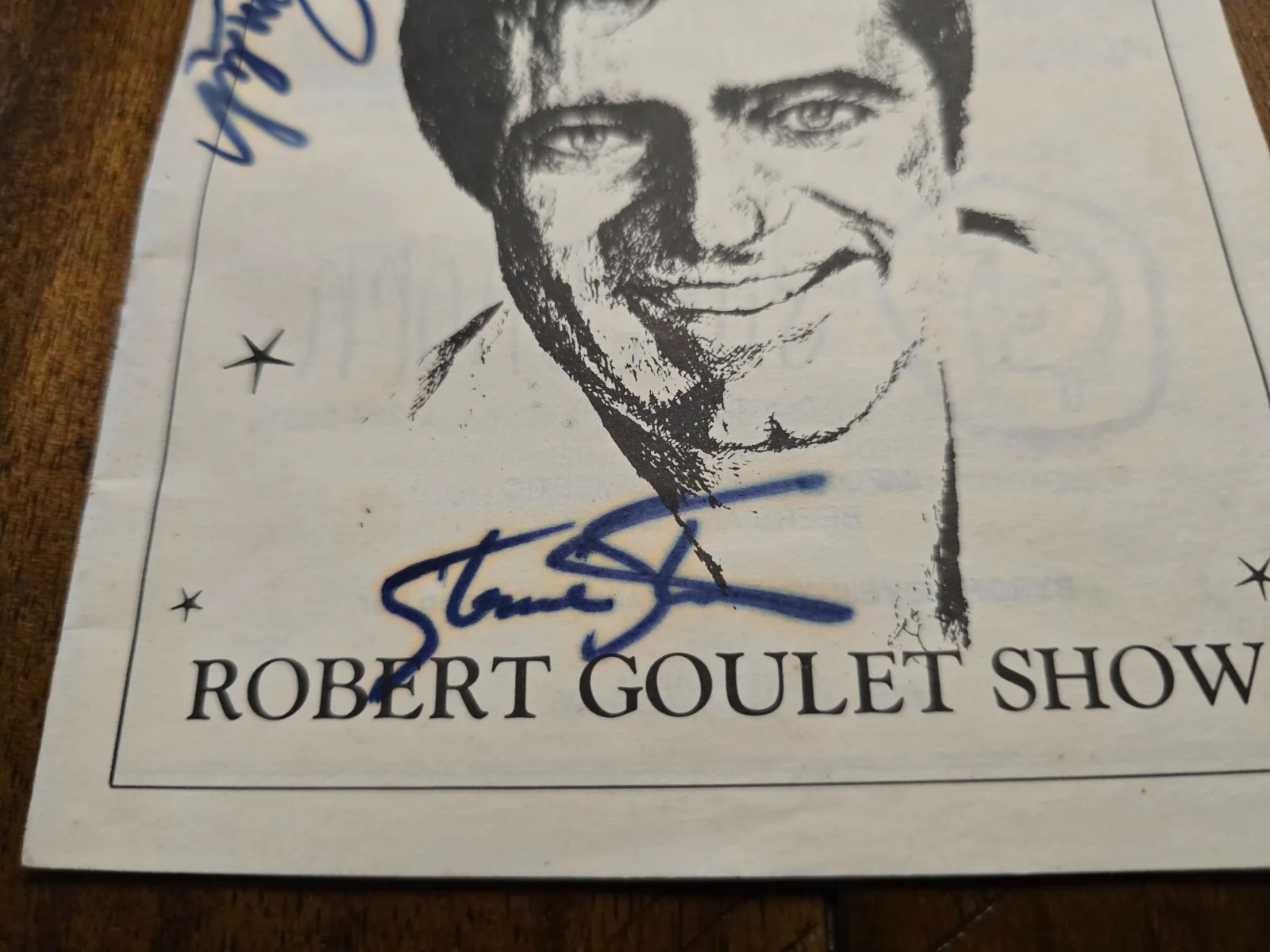Robert Goulet, Stewie Stone — Signed Playbill Robert Goulet Show - Signed by Robert Goulet & Stewie Stone, изображение 3