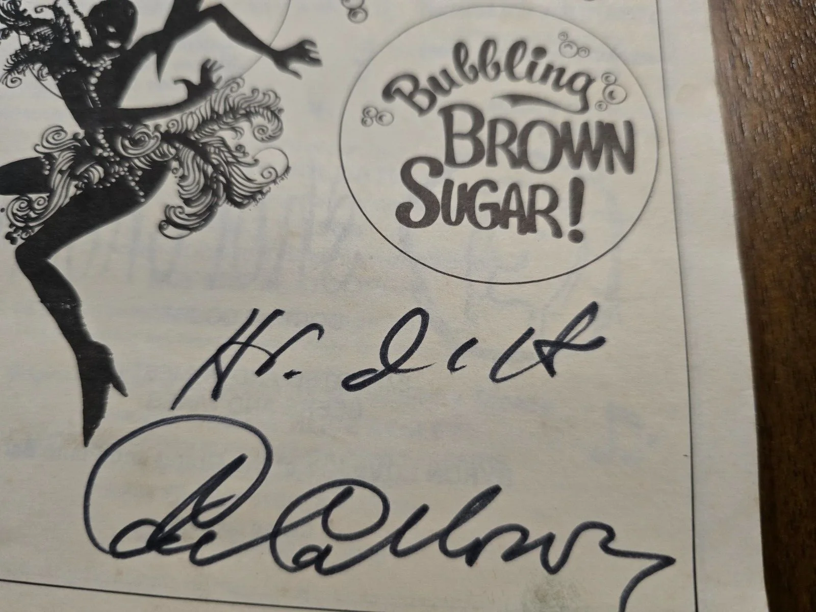 Cab Calloway — Signed Playbill Bubbling Brown Sugar - Cab Calloway Flint MI, изображение 2