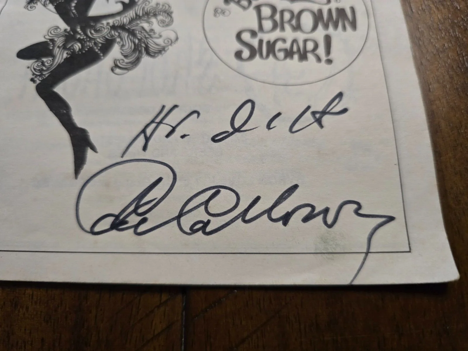 Cab Calloway — Signed Playbill Bubbling Brown Sugar - Cab Calloway Flint MI, изображение 3
