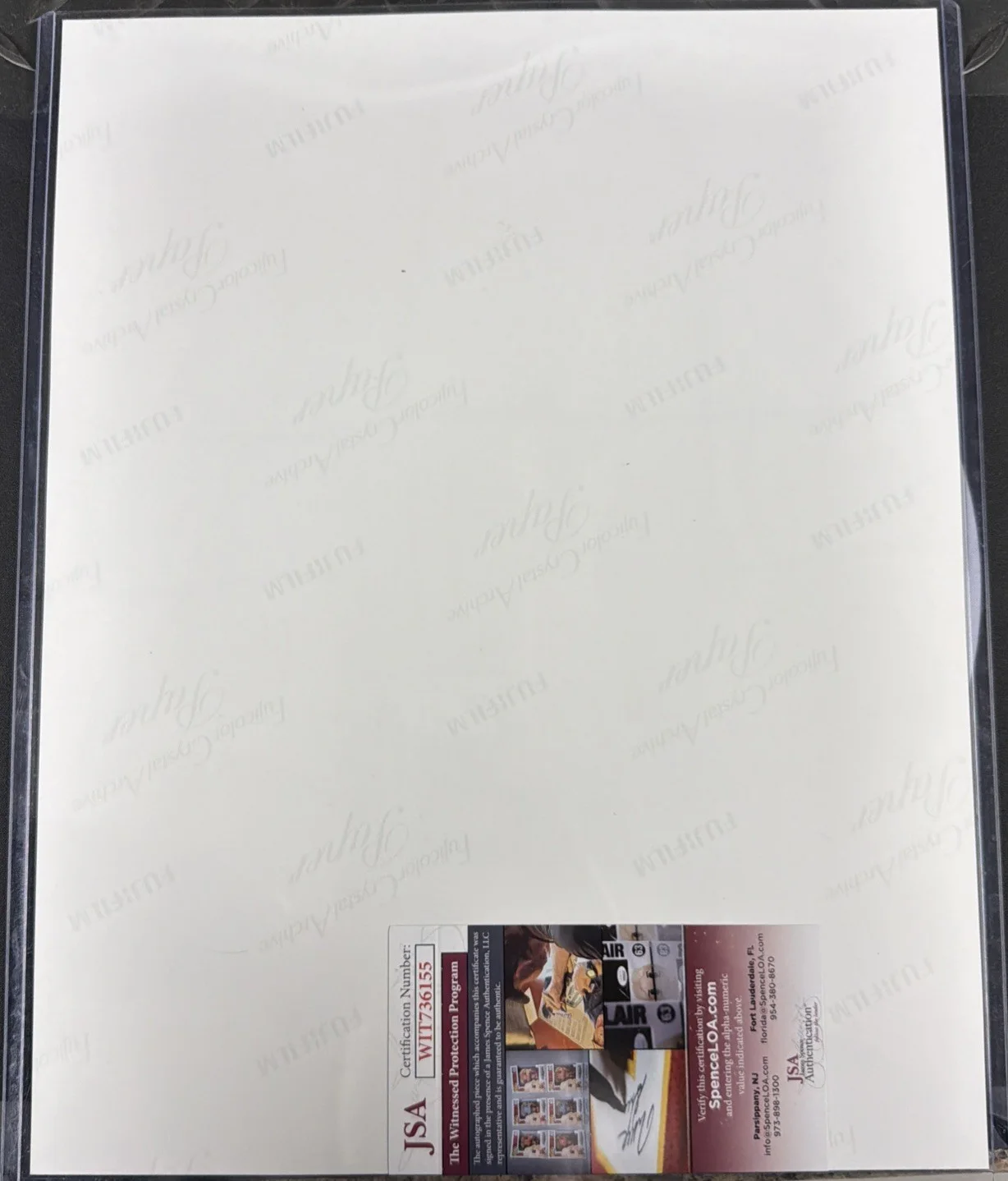 Quinton Aaron- Actor that played Michael Oher — Quinton Aaron Signed "The Blind Side" 11x14 Photo (JSA) JSA Witnessed, image 2