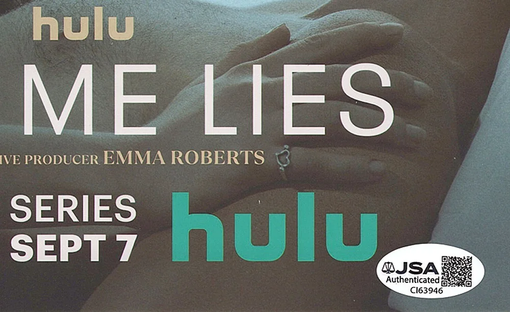 Grace Van Patten, Jackson White, Meaghan Oppenheimer — Grace Van Patten, Jackson White +1 signed "TELL ME LIES" 8x10 Photo d JSA COA, image 3