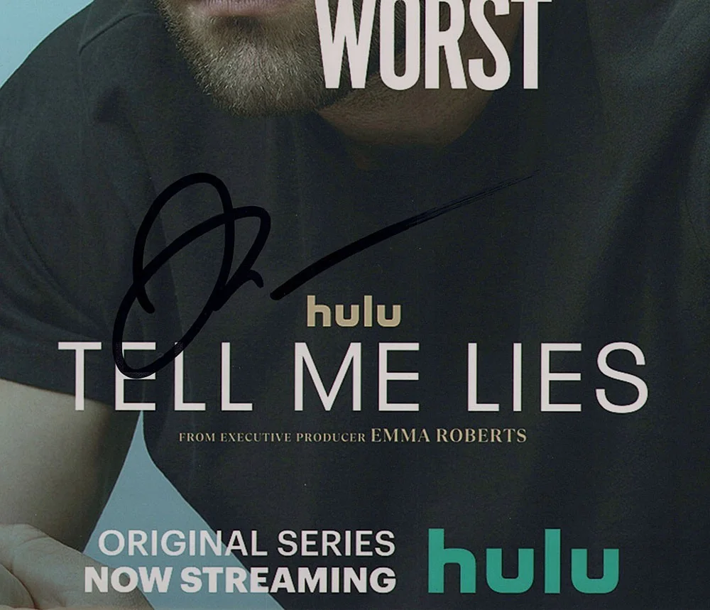 Jackson White — Jackson White signed "TELL ME LIES" 8x10 Photo f EXACT PROOF Stephen DeMarco COA, изображение 4