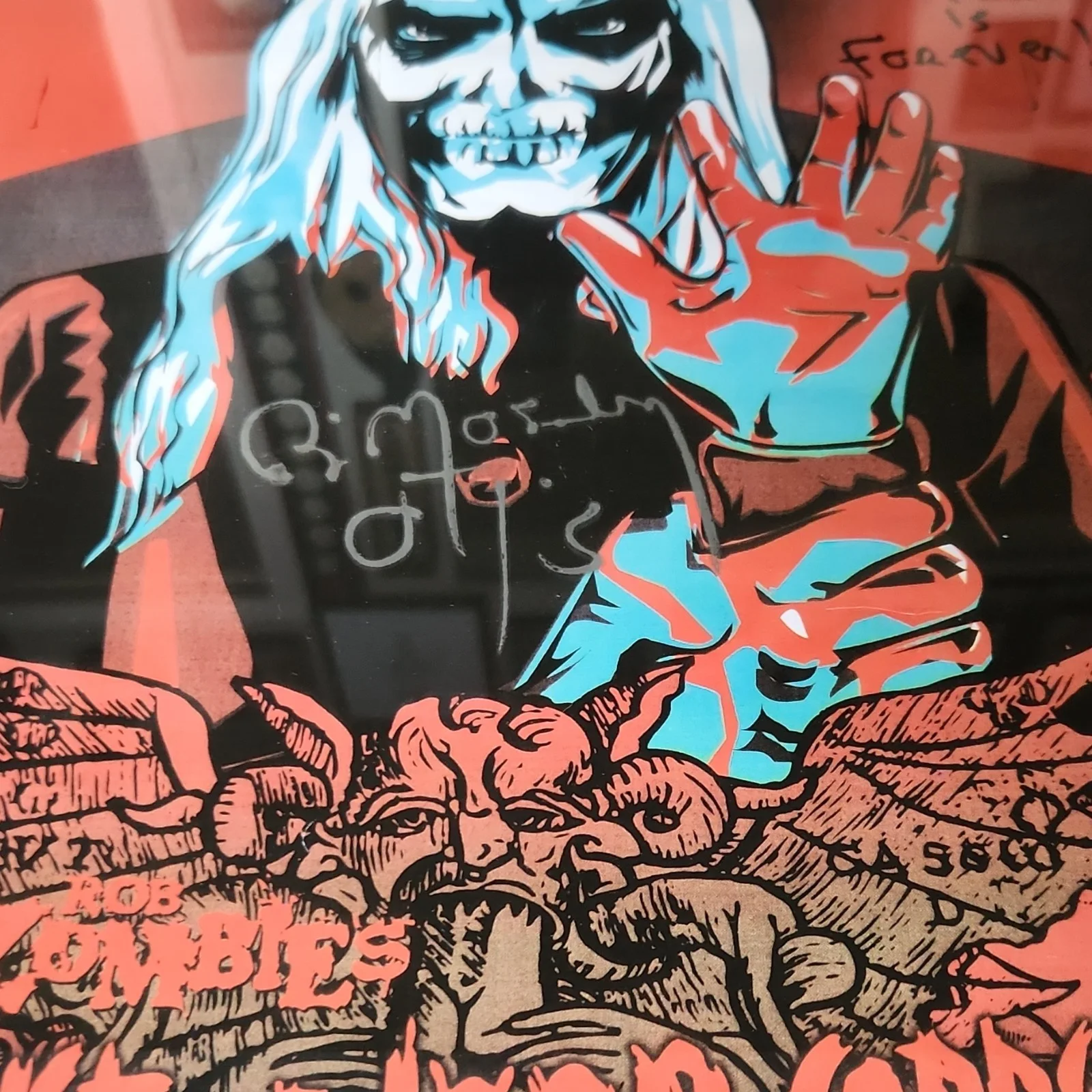 Bill Moseley — Signed House of 1000 Corpses Poster By Bill Moseley Otis Rob Zombie, изображение 4