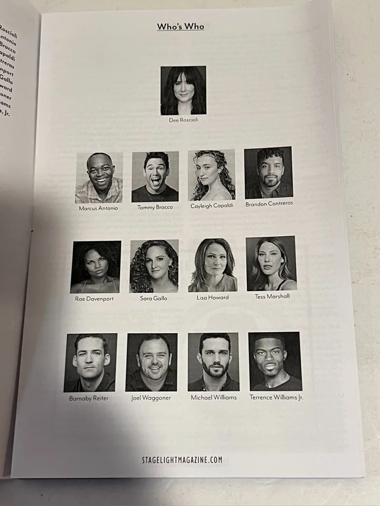 cast — TITANIQUE CAST HAND SIGNED NEW YORK CITY PLAYBILL Stage Light Off Broadway, изображение 4