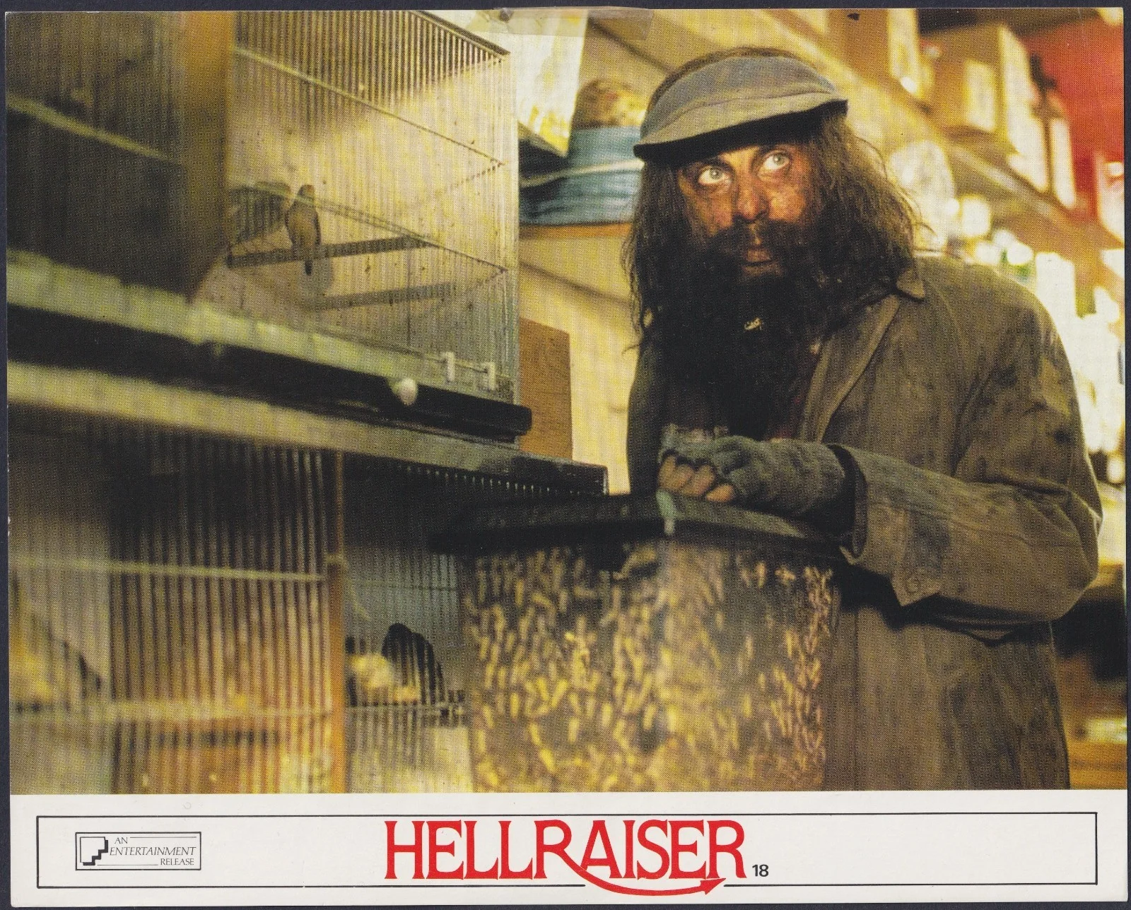 Hellraiser 4x ORIGINAL UK FOH Lobby Cards Clive Barker Doug Bradley 1987, image 5
