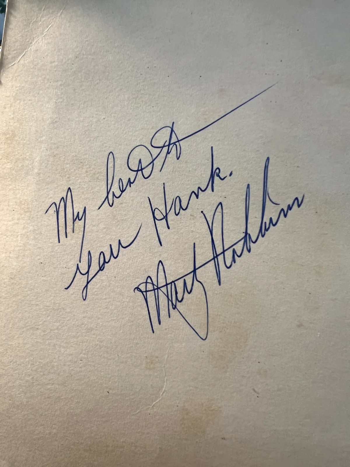 Photograph/Autographed on the back Marty Robbins Country Western Legend, image 4