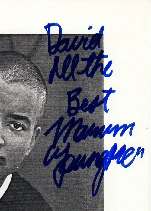 MARVIN YOUNG MC Signed Autograph 8.5x11 Photo, image 2