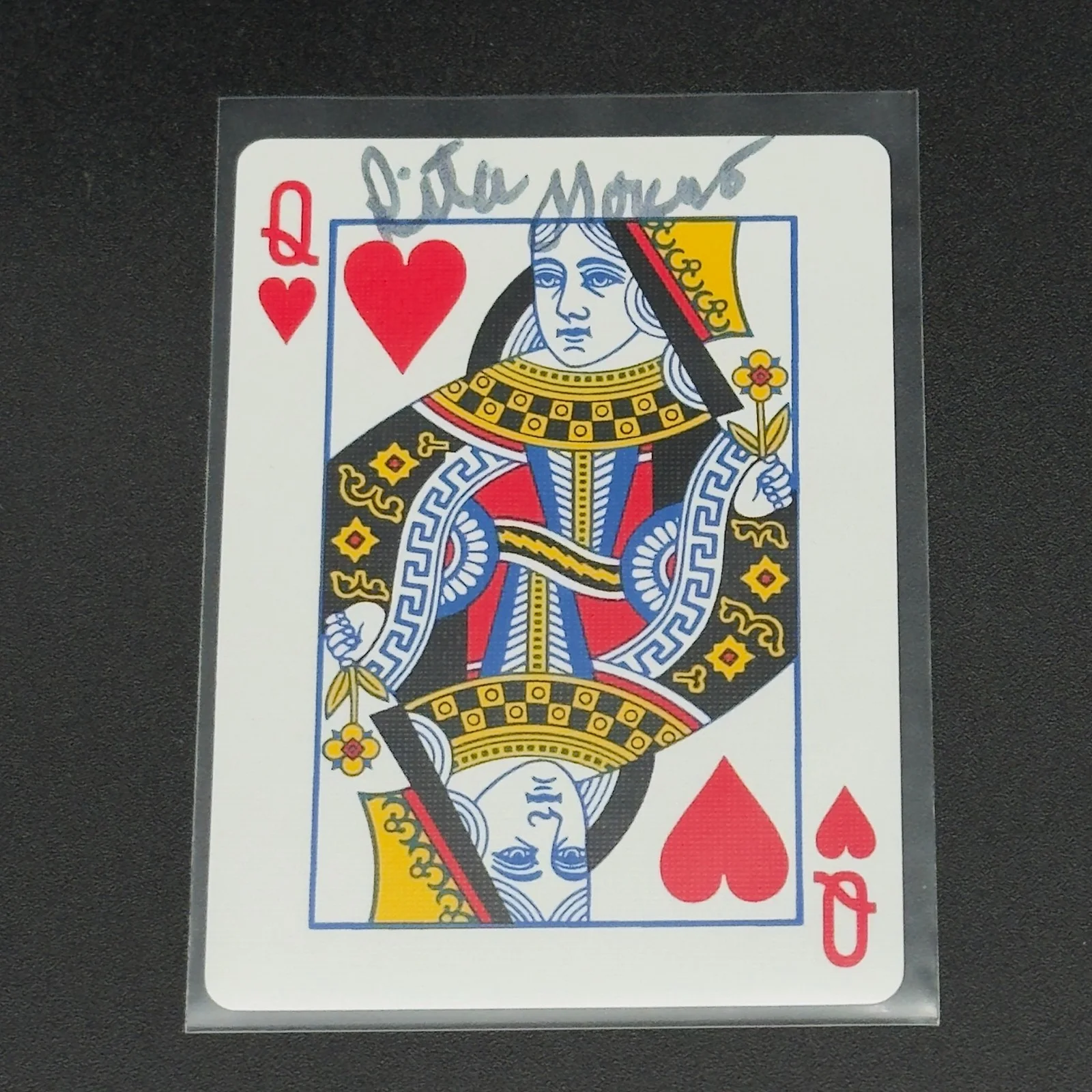 Rita Moreno — Rita Moreno Signed Queen of Hearts Playing Card - Through the Mail Autograph