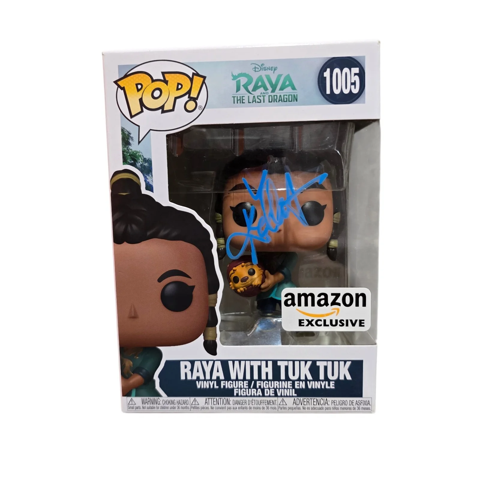 Kelly Marie Tran — Kelly Marie Tran Signed Raya Funko 1005 The Last Dragon SWAU Authenticated RARE