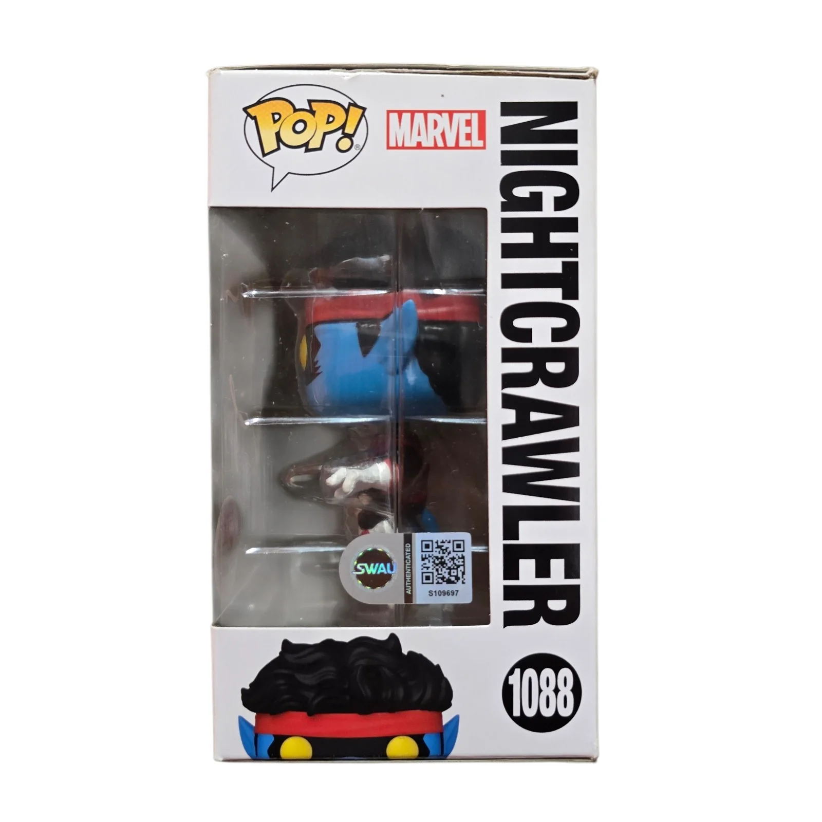 Alan Cumming — Alan Cumming Signed Nightcrawler Funko 1088 Avengers Doomsday SWAU Authenticated, изображение 2
