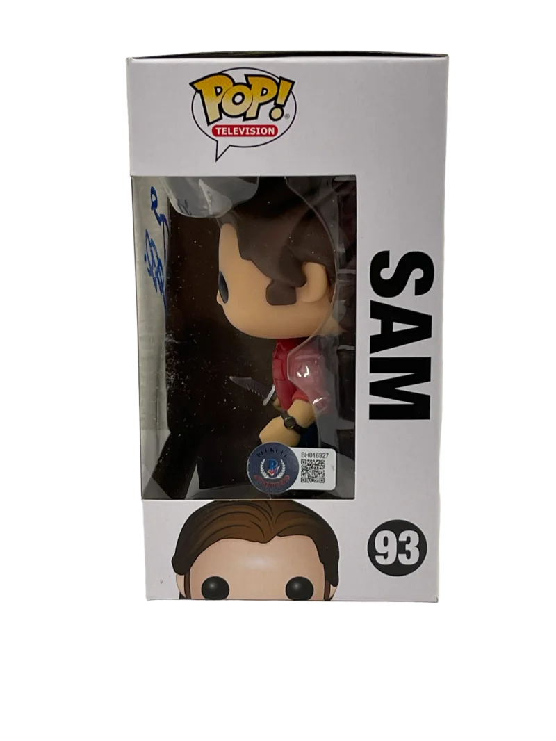 Jared Padalecki — Jared Padalecki Signed Funko Supernatural Sam 93 Authentic Autograph Beckett, image 2