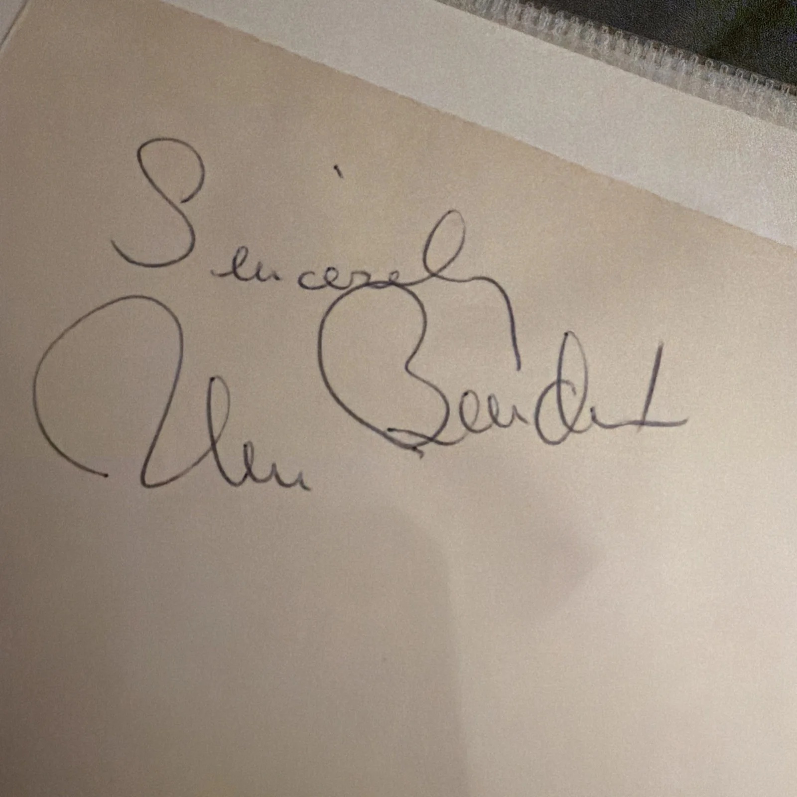 William Bendix — William Bendix Signed 3x5 Index Card Autograph Classic Film Actor, image 2